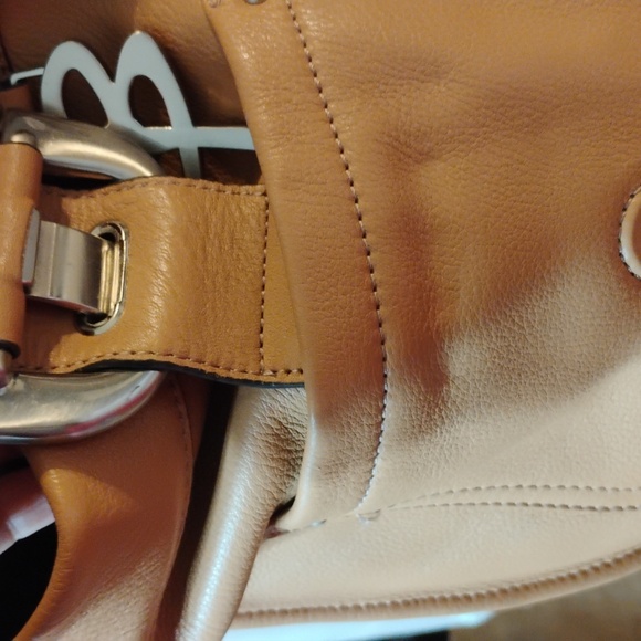 B. Makowsky Tan Leather Shoulder Bag - Picture 5 of 5